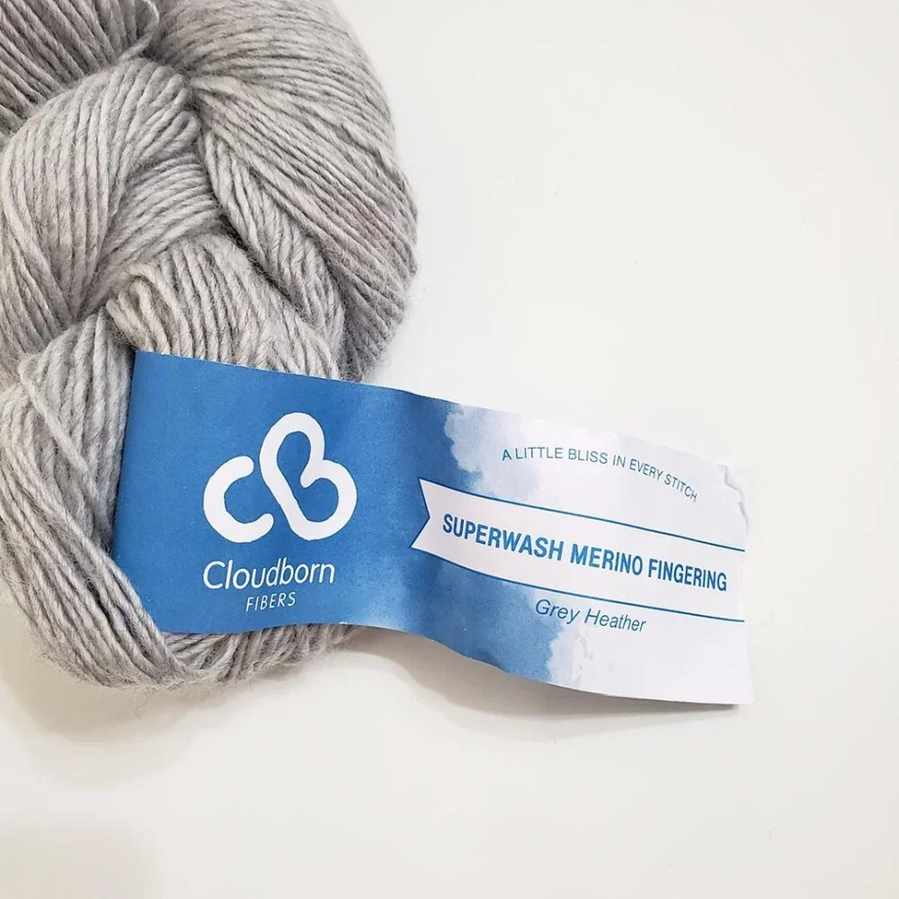Cloudborn fibers skein